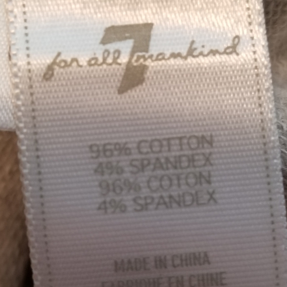 7 for All Mankind Short Sleeve Hoodie Size 12M - Picture 6 of 6